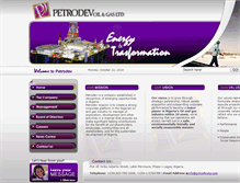 Tablet Screenshot of petrodevng.com